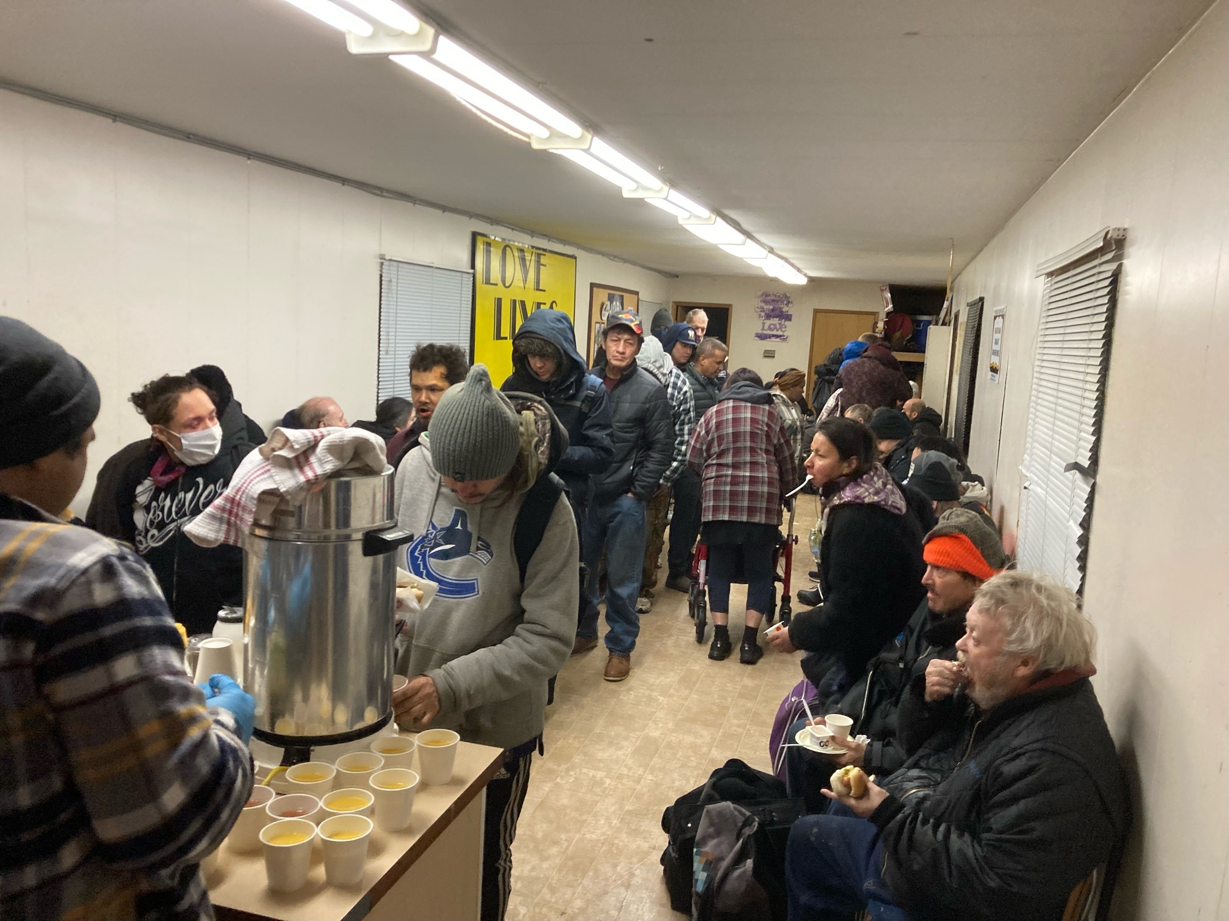 Love Lives Here volunteers serving in the community